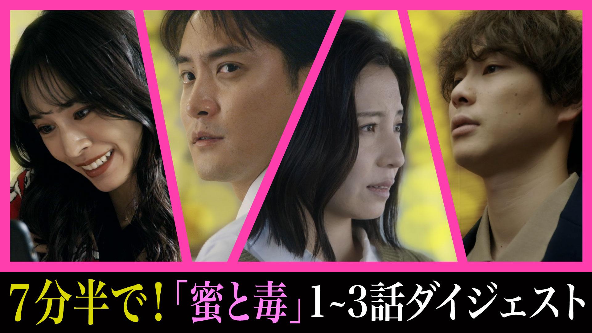 ダイジェストで凝縮！ヤバすぎる愛人たち！ドラマ「蜜と毒」