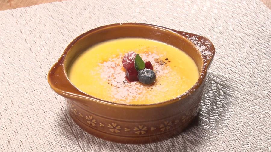 ピーナッツベースのクレマ・カタラーナ