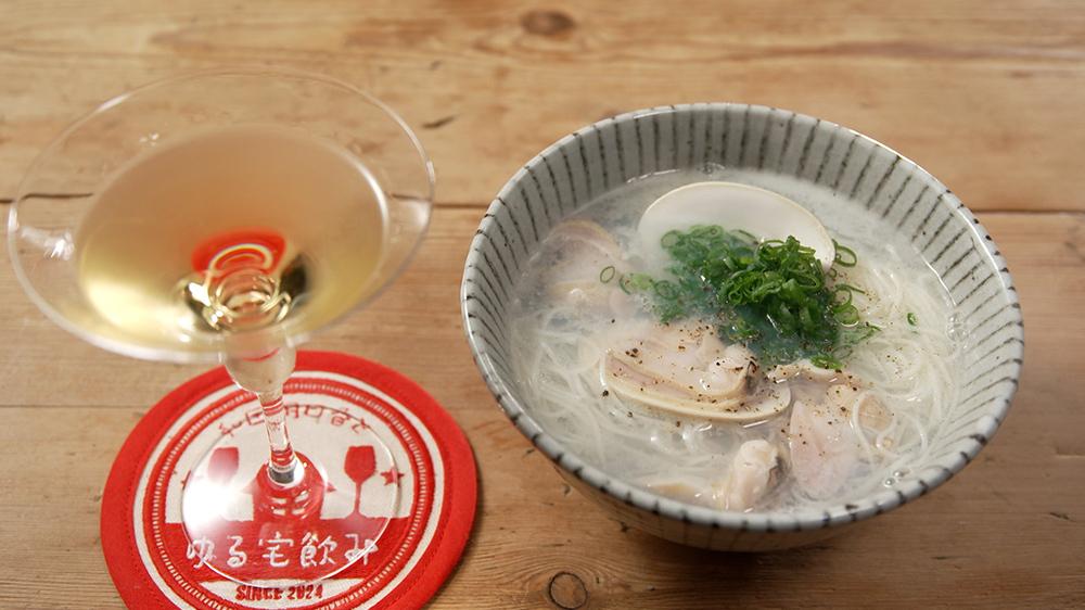 はまぐりバターのおそうめん